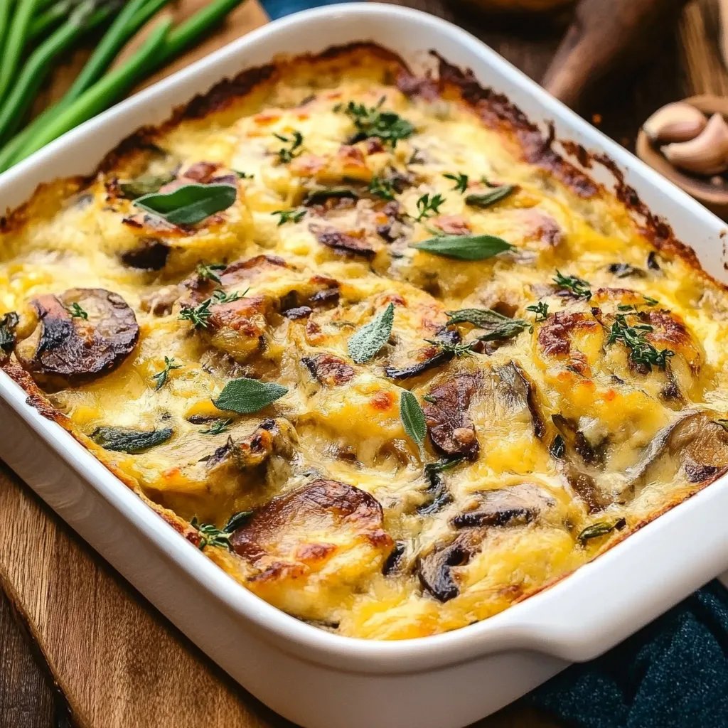 Schnitzel-Gratin mit Curry und Champignons