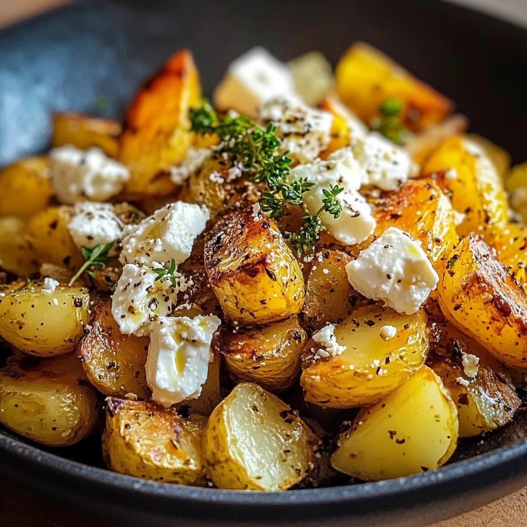 Geröstete Kartoffeln mit Feta