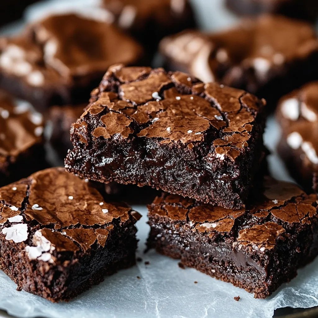 Saftige, zähe Brownies
