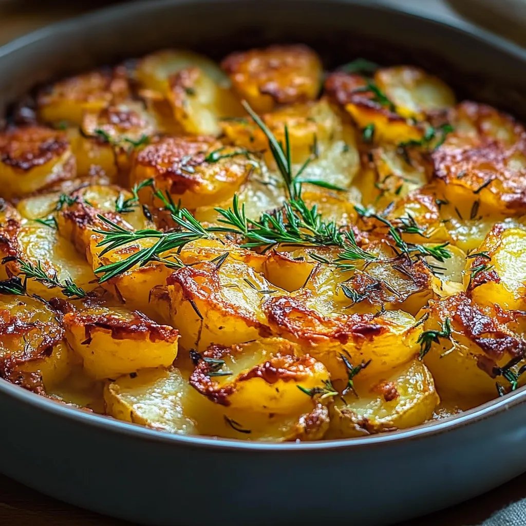 Köstlicher vegetarischer Kartoffelauflauf