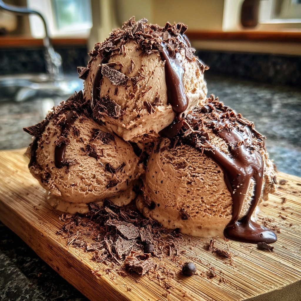 Schokoladen Eis Mit Kakao